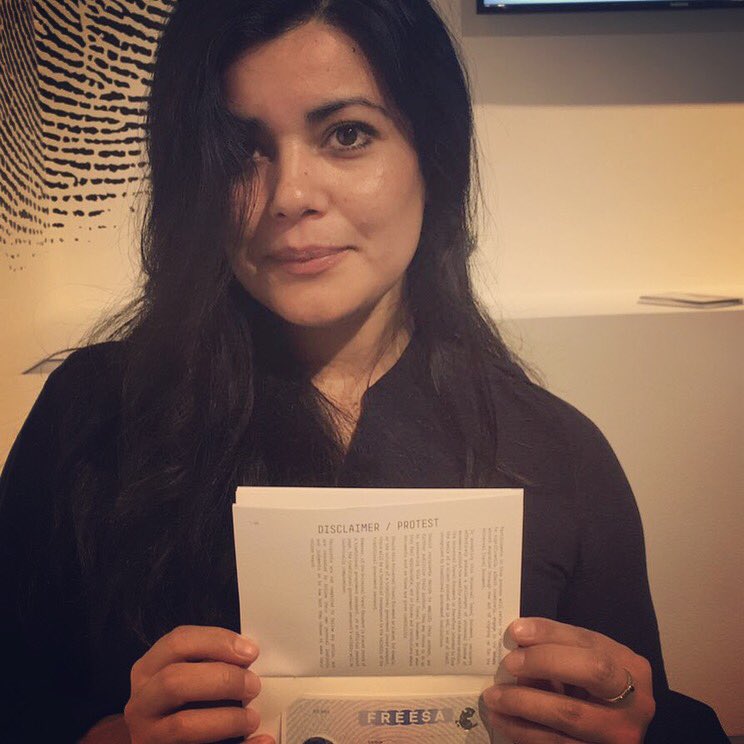 absenceofpaths's tweet photo. #freesa issued here. Visit one of our kiosks at #VeniceBiennale2017 to learn more and take part in the experience. #AbsenceOfPaths https://t.co/zbfA52VpLa