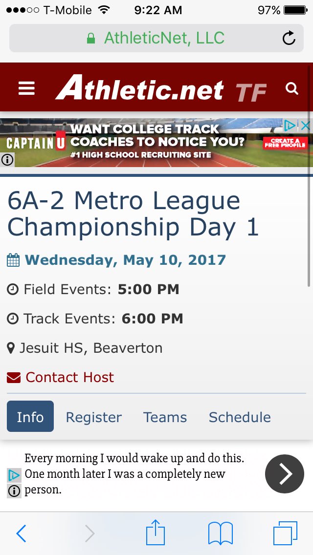 century_track's tweet photo. Day 1 of districts! Leave class at 2:45 &amp; on bus by 3. It's at Jesuit HS. Be ready for sun, a long meet &amp; to COMPETE! https://t.co/LhFaYyals3