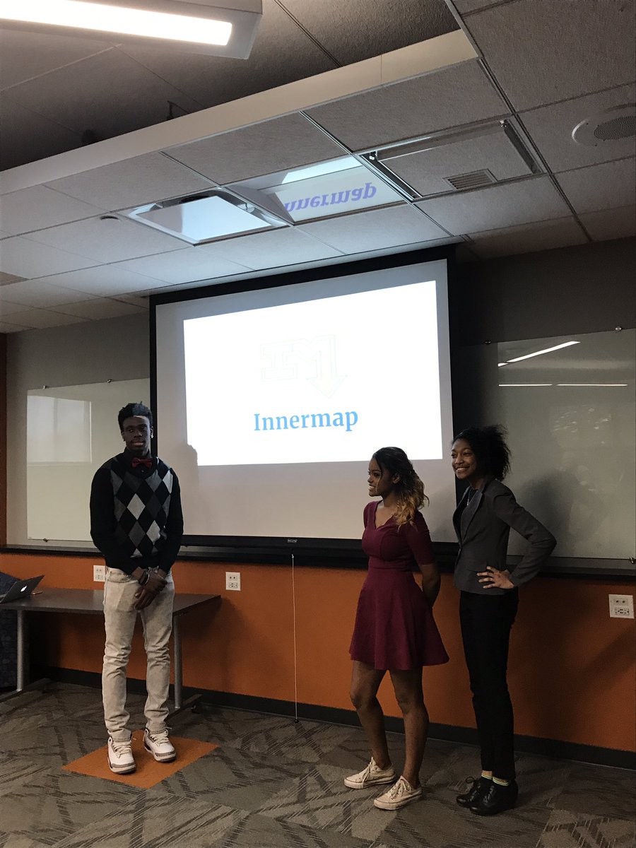 sheilaserafin's tweet photo. @InnermapSystems presented in class today and rocked it!  Hoping for the news they made it to the district final Monday.  Great job! https://t.co/tFc6PRQAMy