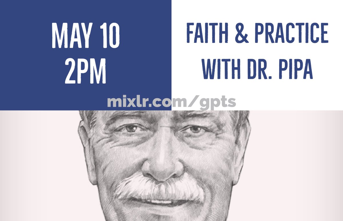 GPTSPodcast's tweet photo. We’re 90 minutes away from Faith &amp; Practice! Be sure to join us at 2PM (EST). With @jpipajr - https://t.co/tBjZPKQm6v https://t.co/5T1qDdVHRi