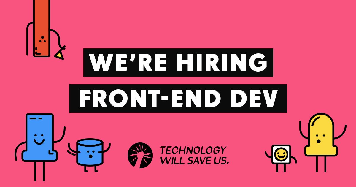 Front-End Dev? Looking to create awesome products? Want more impact in your job? If yes, we want to hear from you bit.ly/2r2ngAn