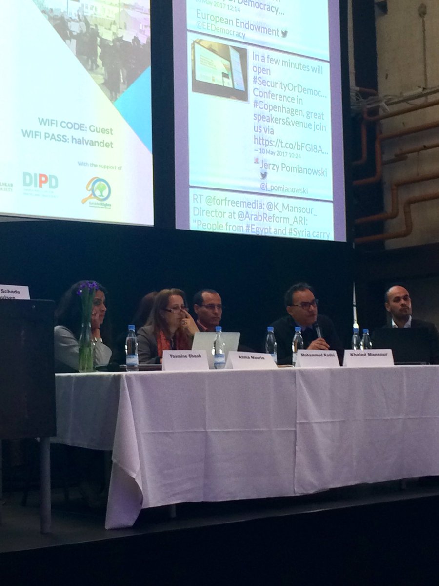 EEDemocracy's tweet photo. Side event #SecurityorDemocracy Future of #Humanrights work in N Africa @ArabReform_ARI. Proposing strategies to adjust to shifts in region https://t.co/HfQIowYibH