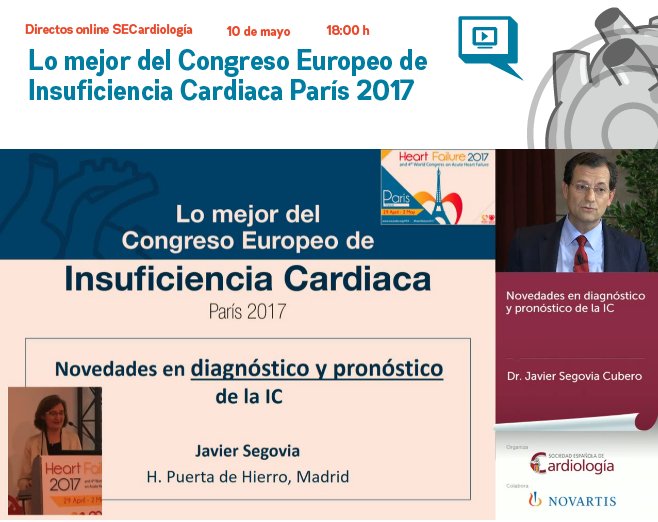 secardiologia's tweet photo. El doctor Javier Segovia destaca la participación de la doctora @marisa1109 en el reciente Heart Failure ESC Paris 2017
#postIC17 https://t.co/23KKr8gbND