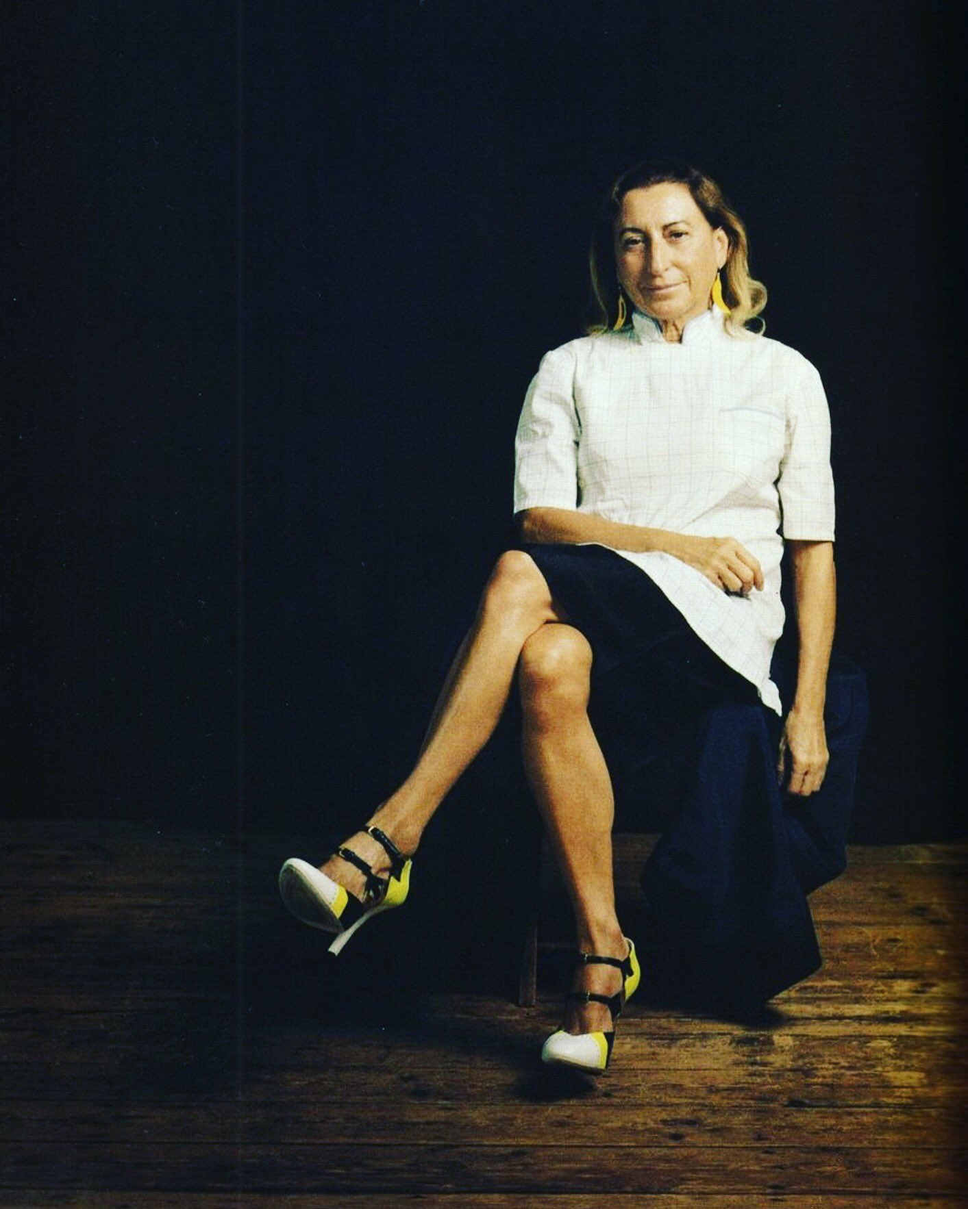 Happy birthday Miuccia Prada! Thank you for bringing high to      