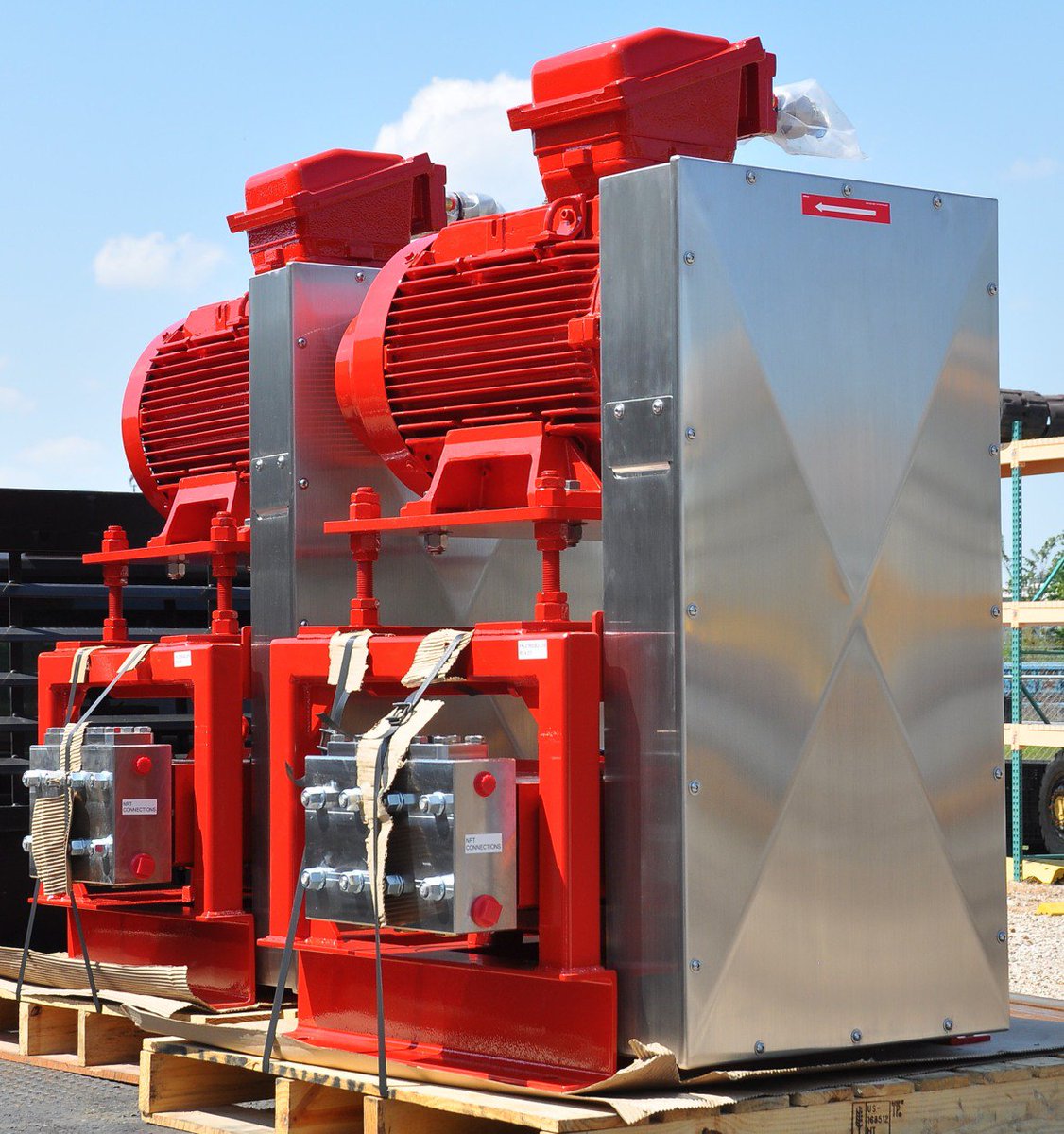 Hydraulic power unit pump and motor package manufactured by C-Automation. #OilIndustry #Subsea