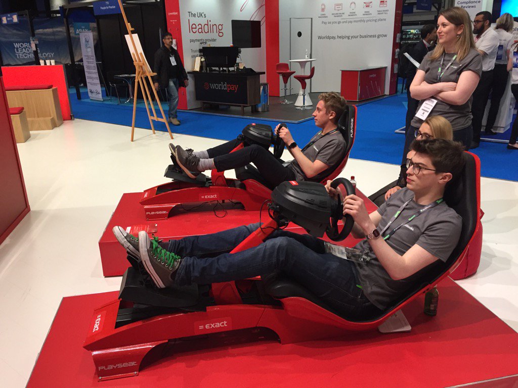 zandramoore's tweet photo. @QuickBooksUK looks like @ExactOnline_UK are recruiting new talent for their growing business #Accountex2017 https://t.co/EsiluhAShj