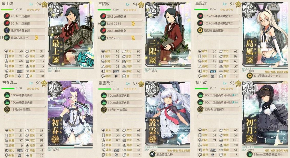 艦これ 17年春イベントe 3 甲 神威掘りについて 涙目筑前速報