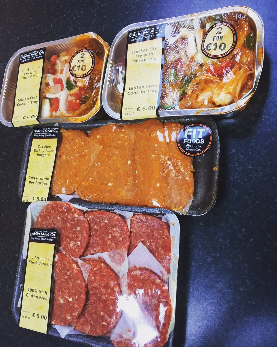 GrahamKeegan's tweet photo. Food always makes me happy 😇😆 Few meals to keep me on track 🏋🙌#irishfitfam @DublinMeatCo https://t.co/owE14lr8wX