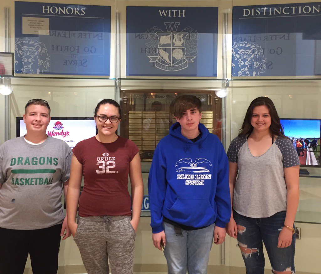 Congratulations to this week's Students of the Week!