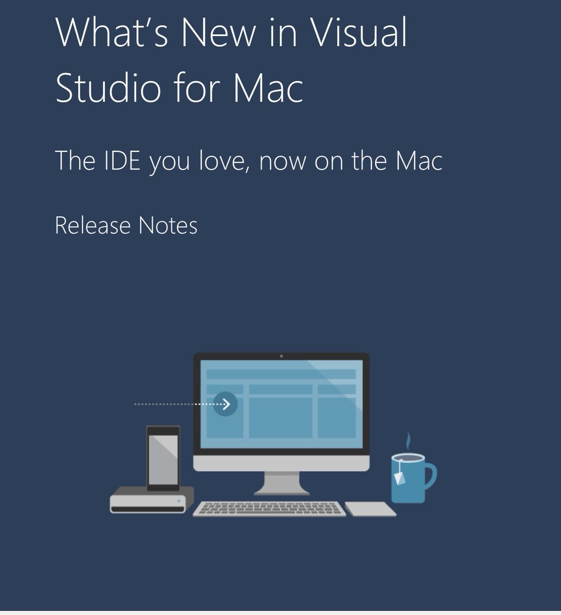 A9_4's tweet image. خبر مفرح للطلاب والمبرمجين أصحاب ماك.. 
ارتاحوا لان مايكرسوفت أعلنت رسميا عن الفيجوال ستوديو على الماك.. 💻🖥!
 
visualstudio.com/vs/visual-stud…