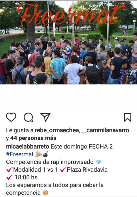 Micabarretook's tweet photo. La cultura se expande en Firmat 👏
Este domingo los esperamos en la plaza Rivadavia para la fecha 2 de #Freermat https://t.co/8t0bwzmQ2Y