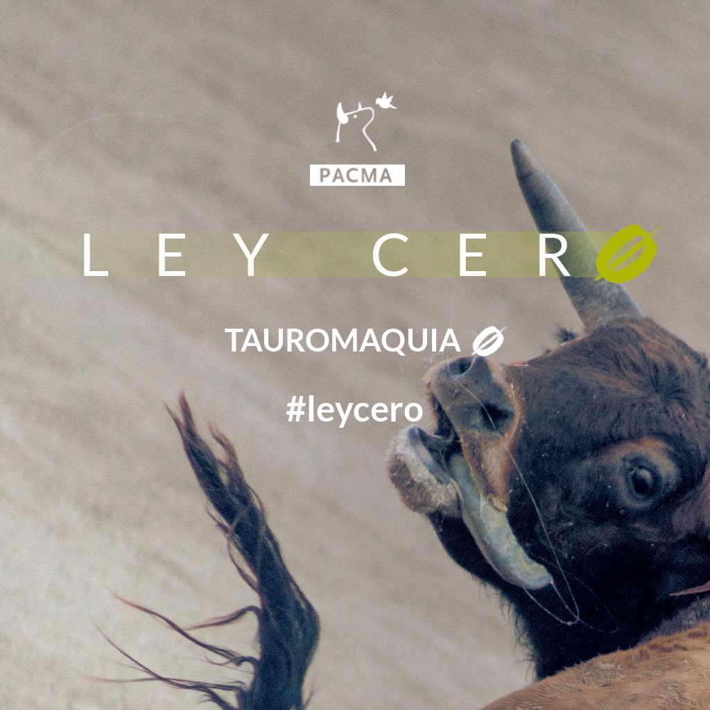 barquerosb's tweet photo. La Ley Definitiva para todos los animales es la #LeyCero: Sacrificio 0, Circos 0 y por supuesto, Tauromaquia 0 https://t.co/8tB4uqz9pc