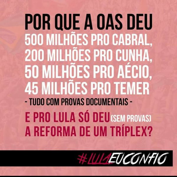 MattosAni's tweet photo. Alguém explica ? 
Lula estou com você ❤
#MoroPersegueLula https://t.co/Nu4NSQLSrN