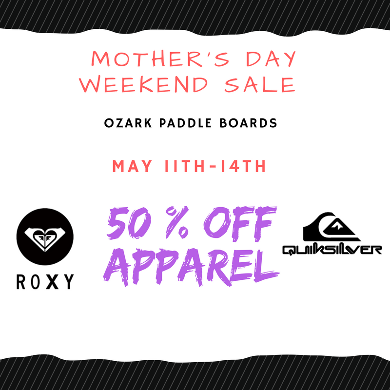 alfa_sup's tweet photo. At our local store this weekend, we are having 50% off of our Roxy and Quiksilver apparel! #SUP #HalfOff https://t.co/lHgaPuWmeT