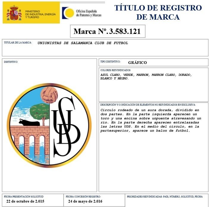 Unionistas mantiene el registro del escudo de la UDS y no tiene previsto utilizarlo ni permitir su uso dlvr.it/P6Tj33