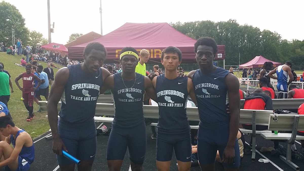 Mocorunning's tweet photo. Unofficially, it's a new county meet record: 1:27.9h by Springbrook boys #mocochamps https://t.co/TzXu8mGuVE