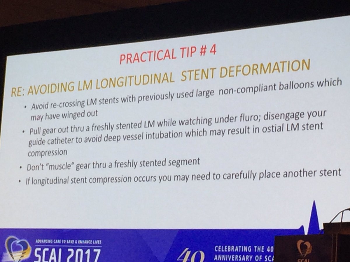 mirvatalasnag's tweet image. Tips on avoiding longitudinal stent deformation #SCAI2017 ⬇️