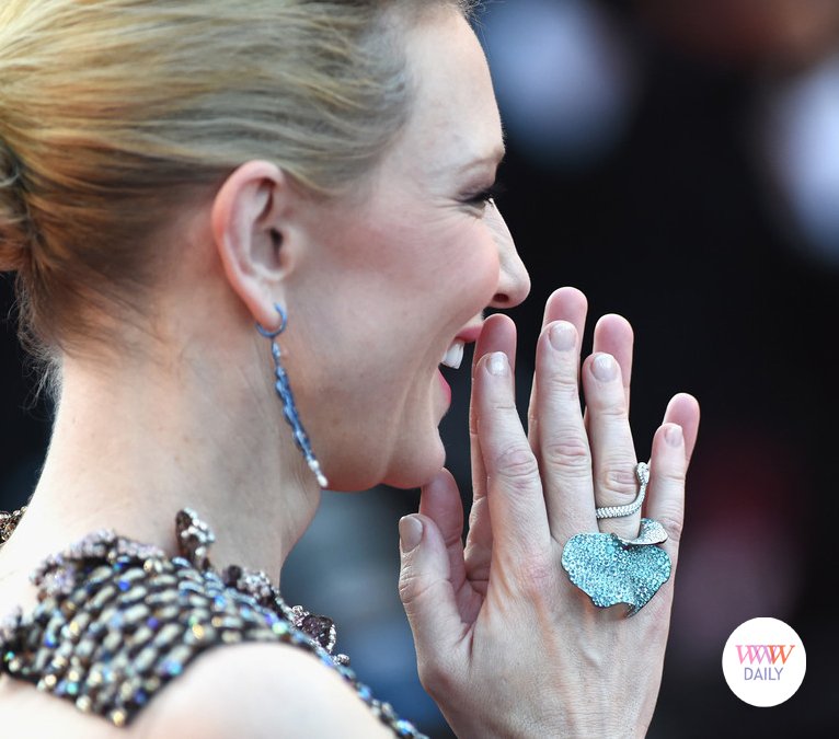 Seven more days till #Cannes2017 Kicking it off with #CateBlanchett #chopard #jewelry #cannes2014 #Cannesfilmfestival2017