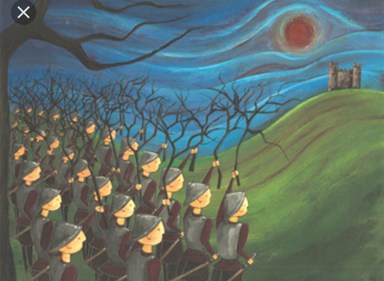SirlordBanquo's tweet photo. Birnam wood is moving what's next #prophecy https://t.co/d0srLRfz9o