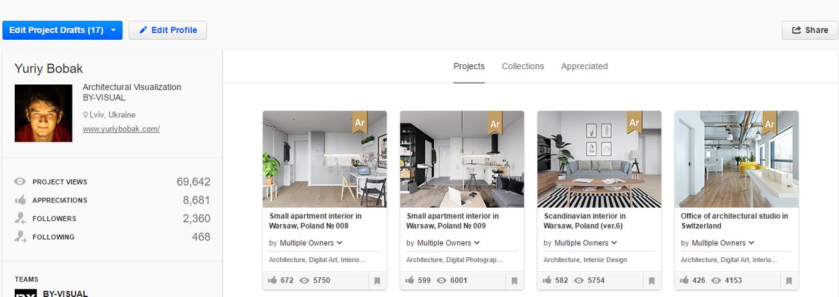 The good temp ;)
We got a new badge in Architecture gallery in Behance !
behance.net/by_studio