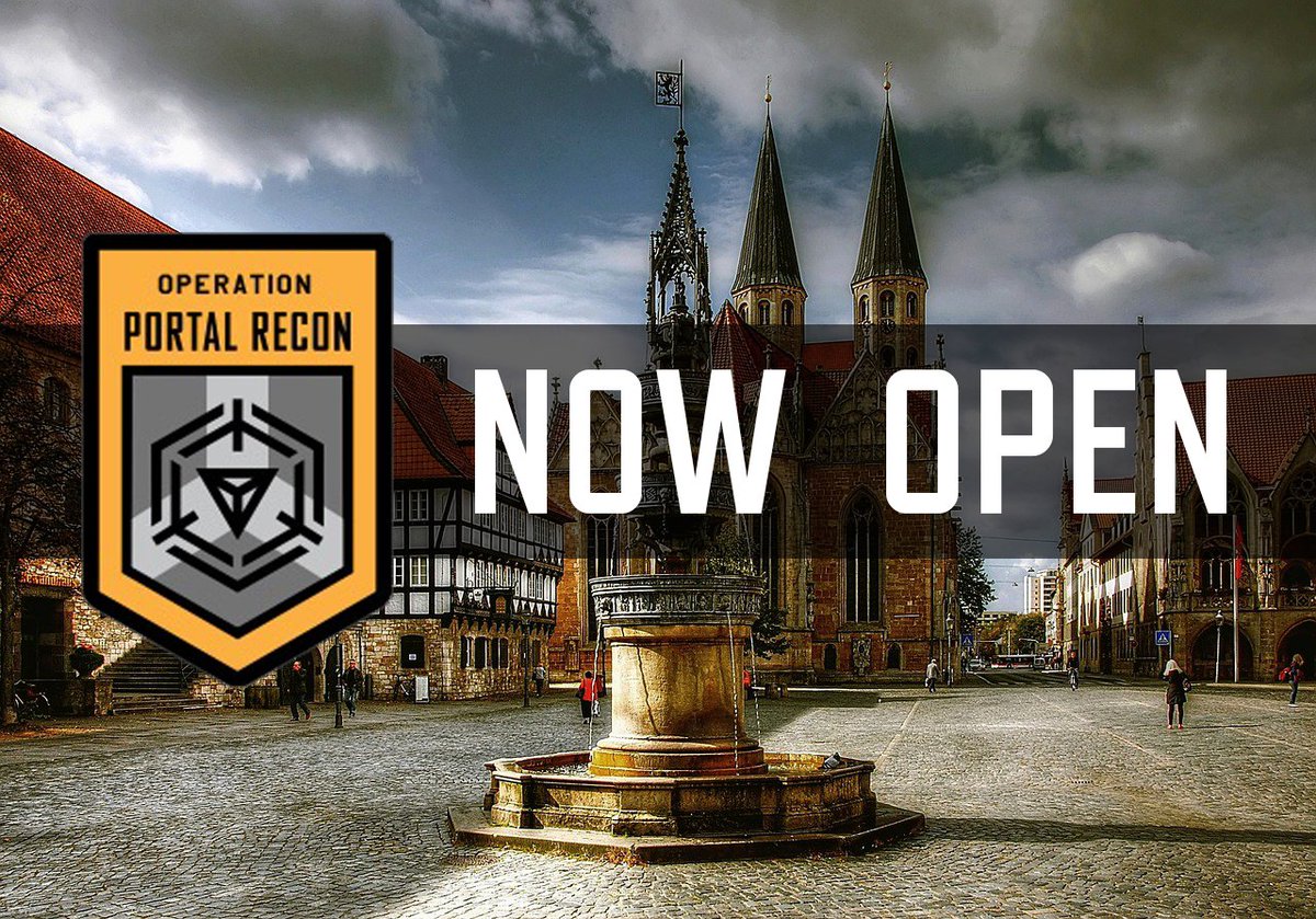 ingress's tweet photo. Starting today, Operation Portal Recon will now be available to any level 16 Agents. https://t.co/NSRJNld0Lv