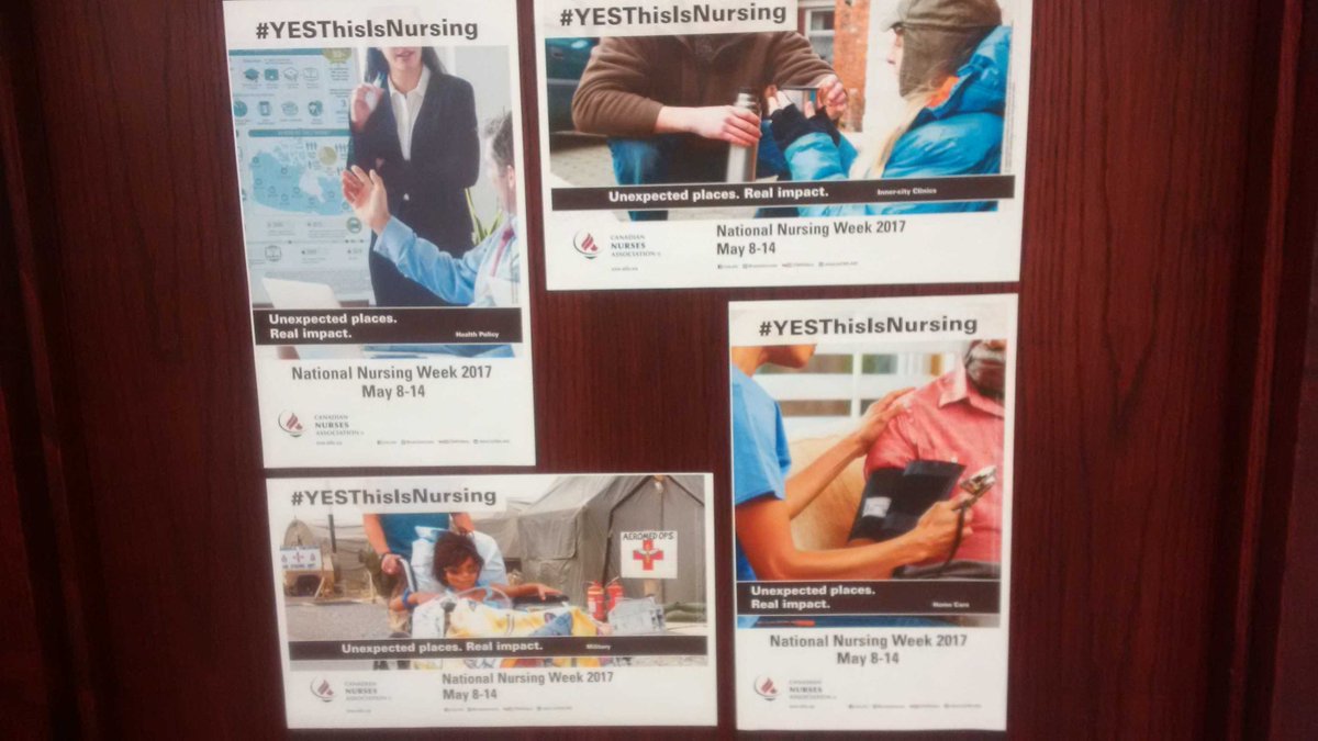 LFairclo's tweet photo. Pic of a door of 1 of our nurse QI leaders @hqontario. Happy Nursing week colleagues &amp; collaborators! @bitontirn https://t.co/qJgwcrAyQB