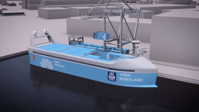 Anish_MI's tweet photo. #WorldFirst Fully Electric And #autonomous Container #Ship To Be Operational By 2020 @kongsbergasa https://t.co/L9U4zqnUyg https://t.co/0ncv6paZQ2