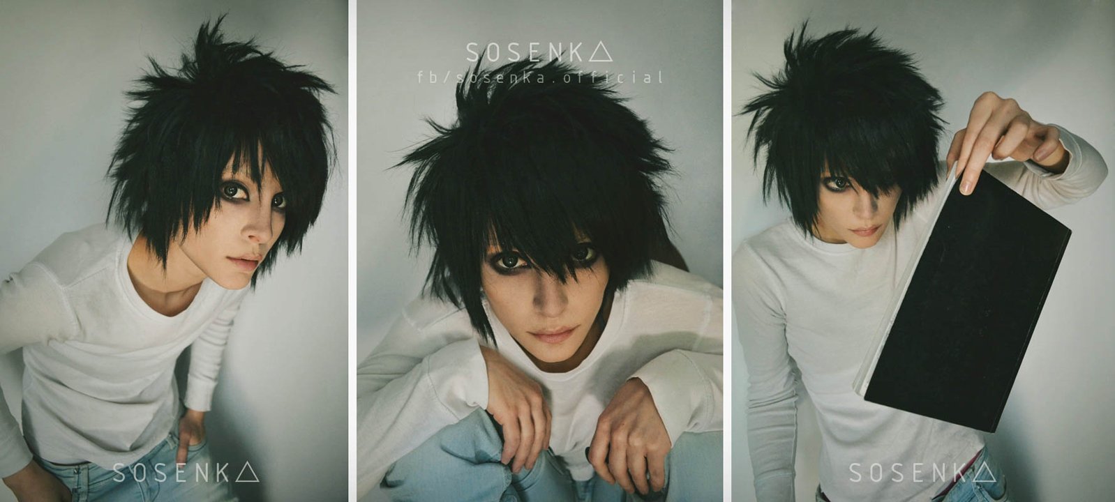 sosenka.official on X: My #L #Ryuzaki #Lawliet #makeup #cosplay #deathnote  #anime #manga #sosenka Feel free to share!    / X