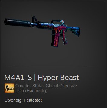 Skin_Kings's tweet photo. ★ M4A1-S | Hyper Beast★

TO ENTER YOU MUST:

★ FOLLOW @Skin_Kings 
★ RT + LIKE 
★ TAG 2 FRIENDS

★ Enable Notification ★ https://t.co/jhxjDoknKj