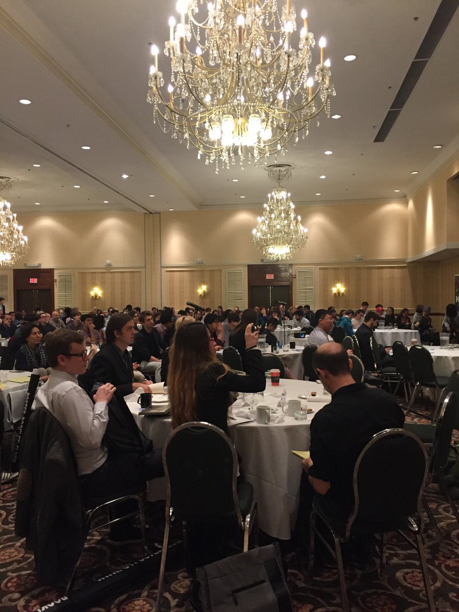 UofT CPIN joins us to a packed house for Dr. Eve Marder's keynote talk at #Krembil Research Day