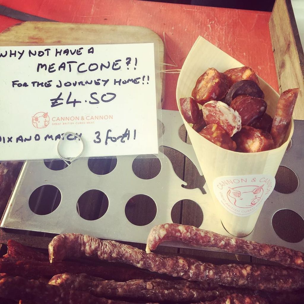 crc's tweet photo. Sunny day in London. Why not have a meat cone from @cannonandcannon? #yum #almostgone #meatcone #meat #london #kin… https://t.co/leJqrSWXV8 https://t.co/k6Y4ZhmWxs