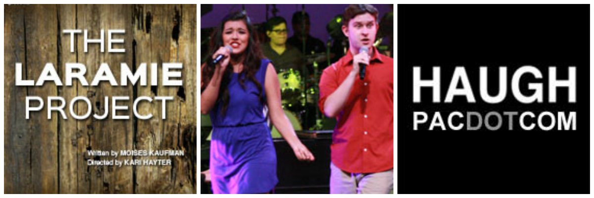 haughpac's tweet photo. Our students own our stages this weekend! Opening Friday: THE LARAMIE PROJECT and opening Saturday: Citrus Singers' CINEMAGIC! https://t.co/Imqsmngwx8