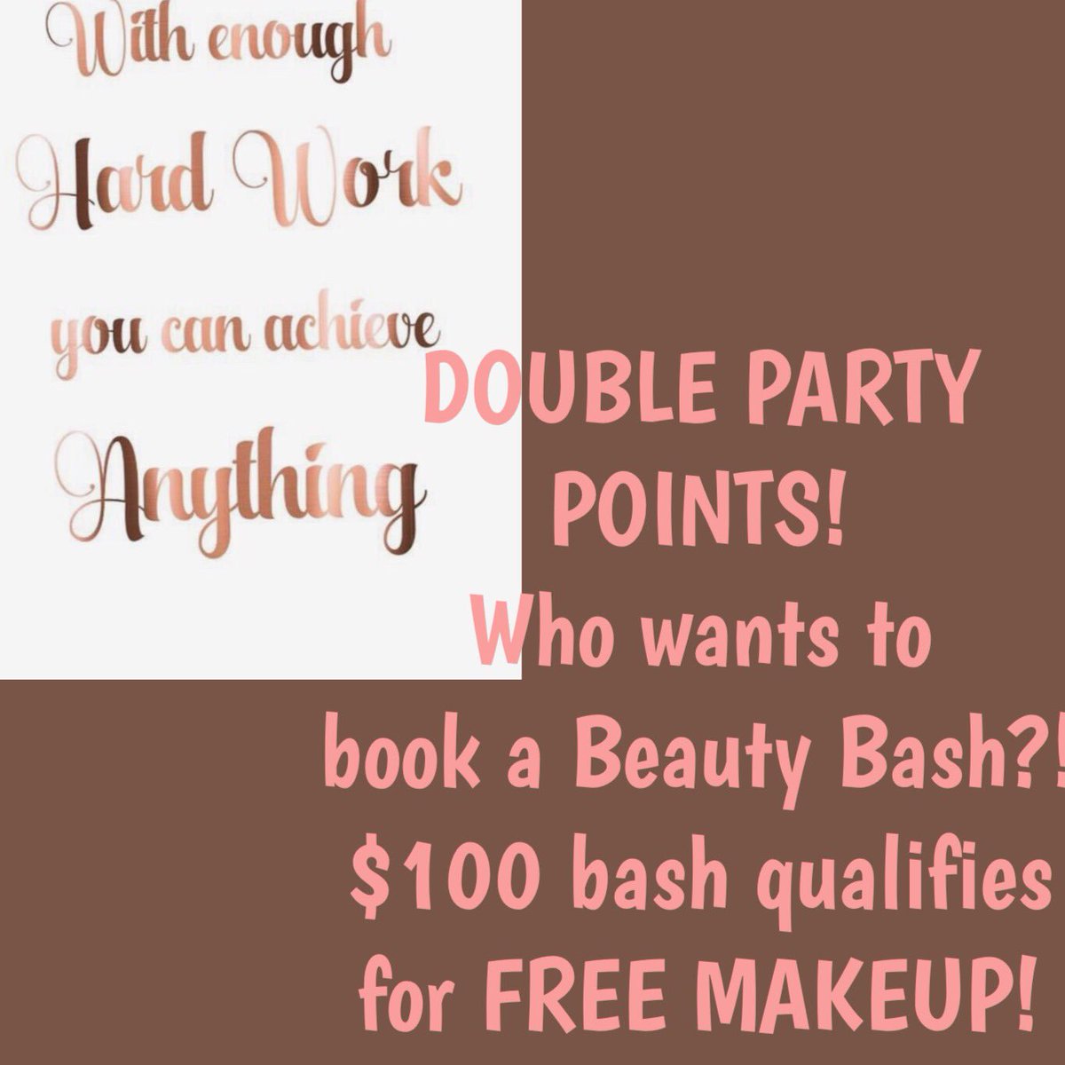 THIS WAS JUST ANNOUNCED!😲 Who wants a really easy chance at earning FREE MAKEUP?!
•Love or RT so I can message you!😋