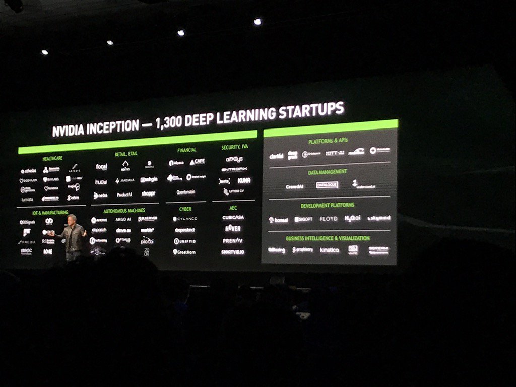 Attending the keynote #gtc2017 <a href="/nvidia/">NVIDIA</a>!