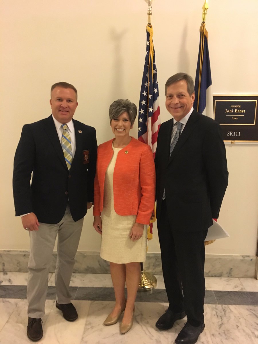 Black Hawk County <a href="/SheriffTonyT/">Tony Thompson</a> &amp; <a href="/CarrollCoWeb/">CarrollCoWeb</a> County Attorney John Werden visit w/ <a href="/joniernst/">Joni Ernst</a> about #homevisiting and how #parentingworks.