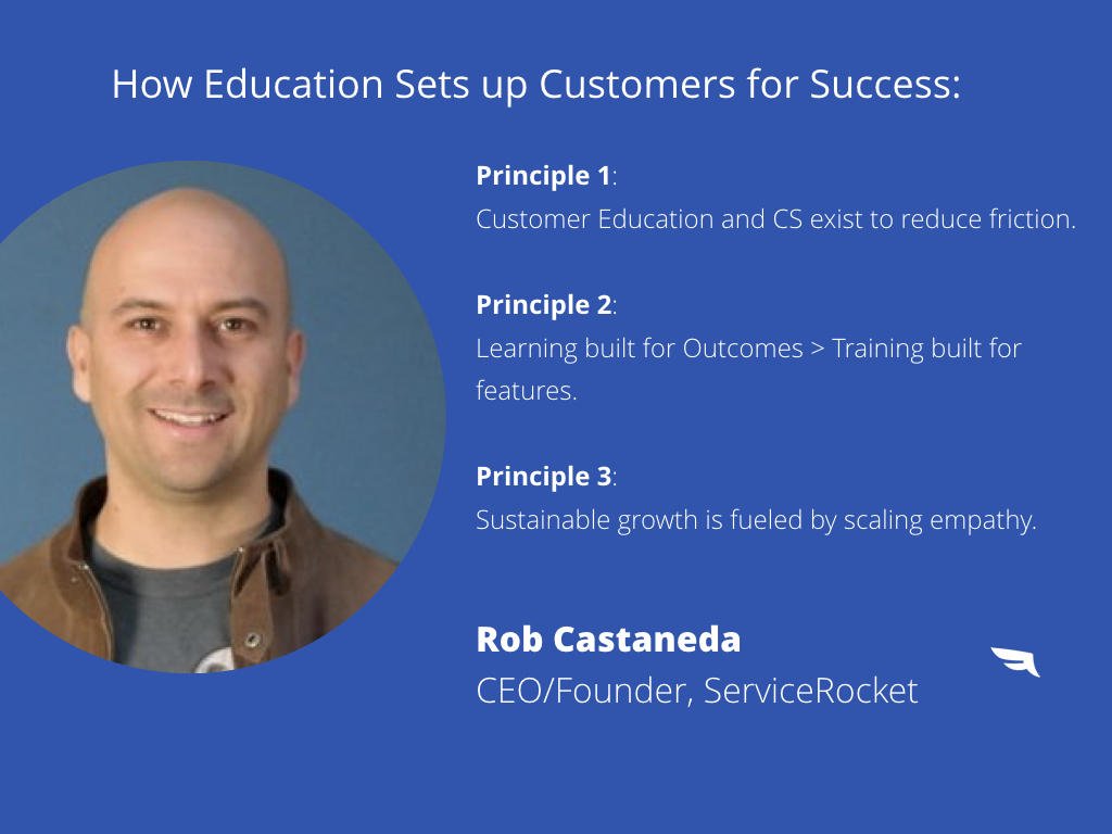 FalconIO's tweet photo. #Pulse2017 @robertcastaneda of Service Rocket on the 3 principles of how education sets up customers for success. #CX https://t.co/4CkGmkdyGo