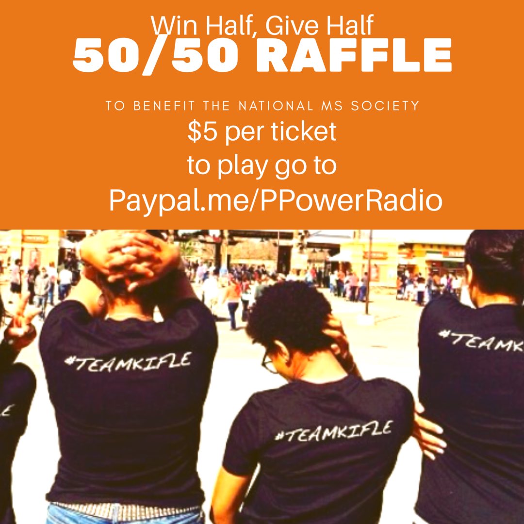 P_PowerRadio's tweet photo. Today until Friday at 3pm, we are hosting a 50/50 raffle for #WalkMS2017. This thread explains why... https://t.co/A4G5rUlvHI