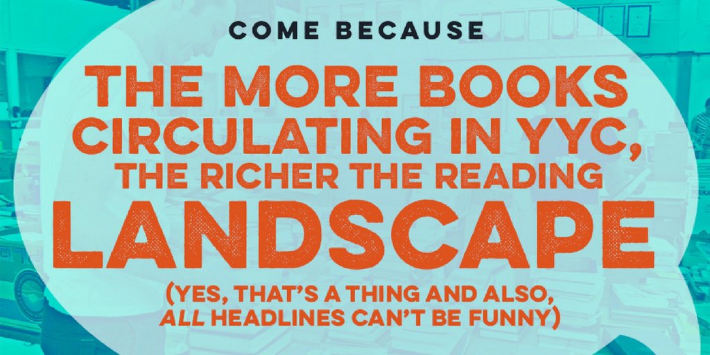 Calgary Reads Big Book Sale tweet media