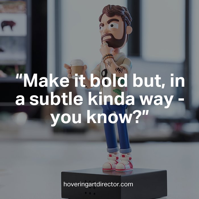 so_ldn's tweet photo. Things Hovering Art Directors say. Share your best line for the chance to win: https://t.co/J0AaHI9GLX #adobestock #contest https://t.co/SjwMm1Mvq6