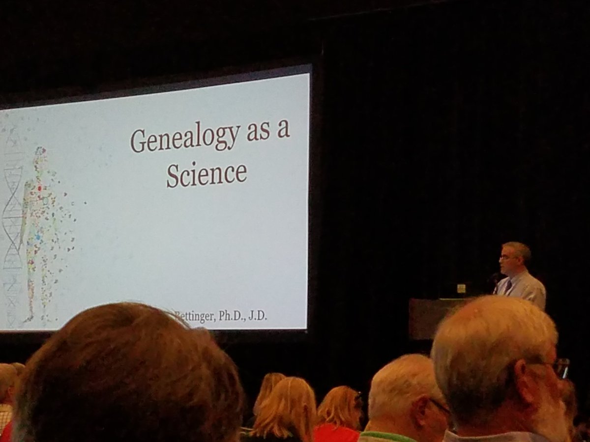 "Genealogy can be more sciencey!" @blaine_5 Genealogy as a Science, #NGS2017GEN