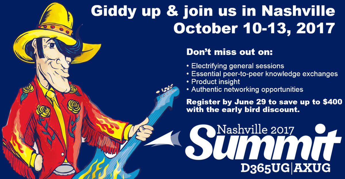 D365UGFO's tweet photo. We had a great time in St. Louis at #AXUGFocus! Now let's take the learning up a notch: Join us again at #Summit2017 https://t.co/FNYYO9K8jt https://t.co/9vAHiKd1C8