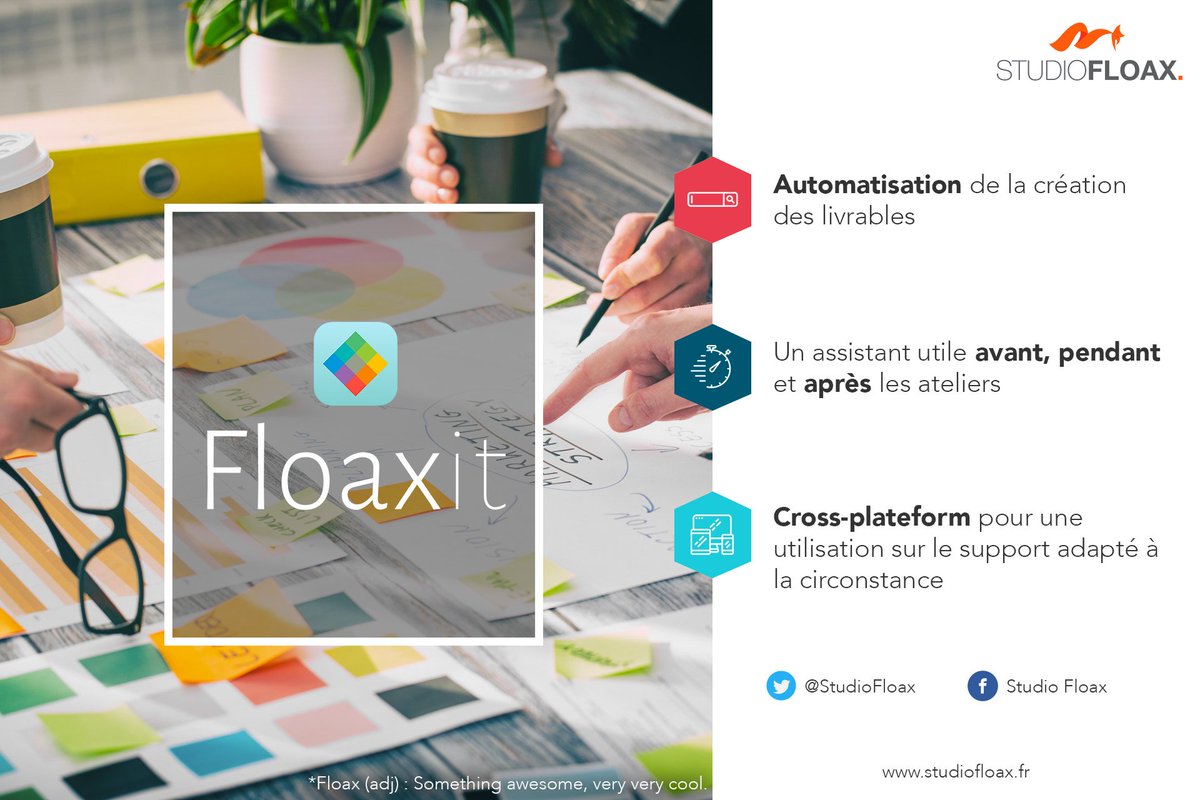 Floax_Fr's tweet photo. C'est parti ! @CaptainFloax pitche #Floaxit, notre assistant facilitateur, au #MUNantes11 ! #Nantes #DesignThinking #Agile #DesignSprints https://t.co/3n77U7k6BI