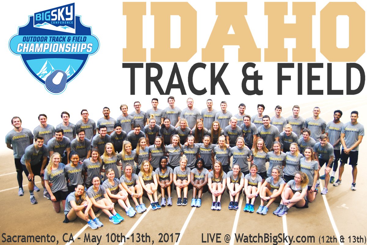 IdahoTrack's tweet photo. #BigSkyTF Championships start today at Sac St. You can watch action Friday and Saturday at https://t.co/3OI7VdqXBM Let's #GoVandals https://t.co/A3OBuijieM