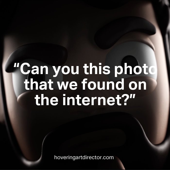 SheliaMarable's tweet photo. Things Hovering Art Directors say. Share your best line for the chance to win: https://t.co/G674MVKjs9 #adobestock #contest https://t.co/Lplzwfbu8f