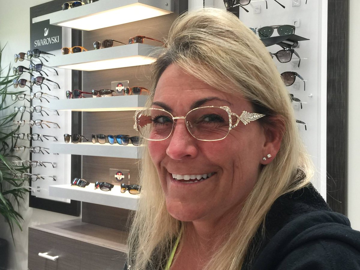CaviarFrames's tweet photo. The @Center4EyeCare customer is shining in the Caviar 5631! Congrats on your new frames, Jen! https://t.co/9p5w824b82