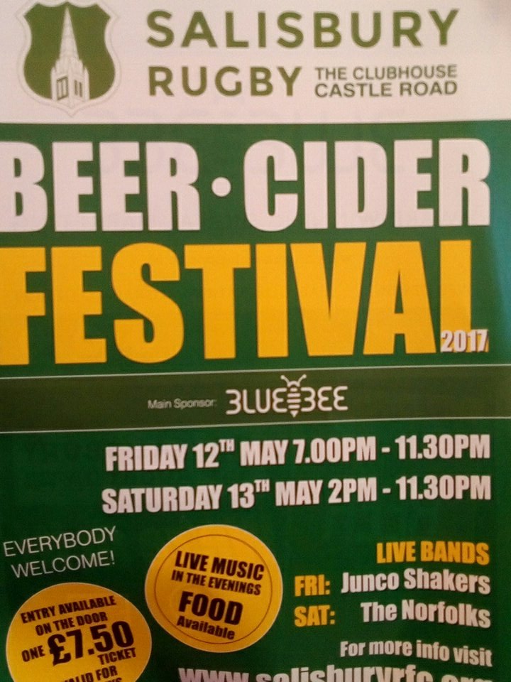 LivingSalisbury's tweet photo. Beer and cider festival https://t.co/9XE4KtFn6U