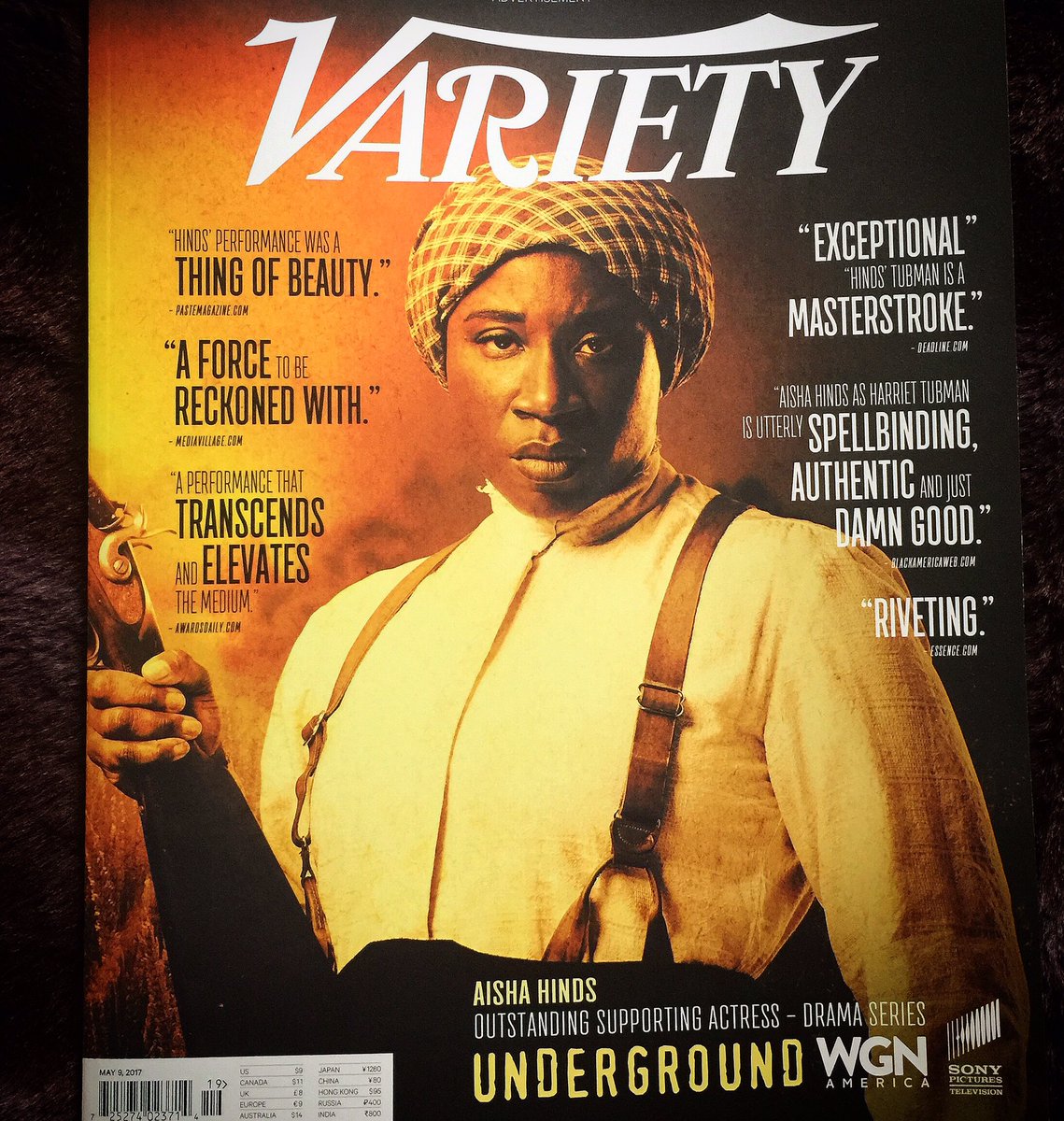 #CountdowntoFINALE of #UndergroundWGN
TONIGHT at 10/9c #BTS as #MINTY: 
When the @wgnamerica TEAM ensures Ai Am COVERED
#FYC #MINTY <a href="/Variety/">Variety</a>