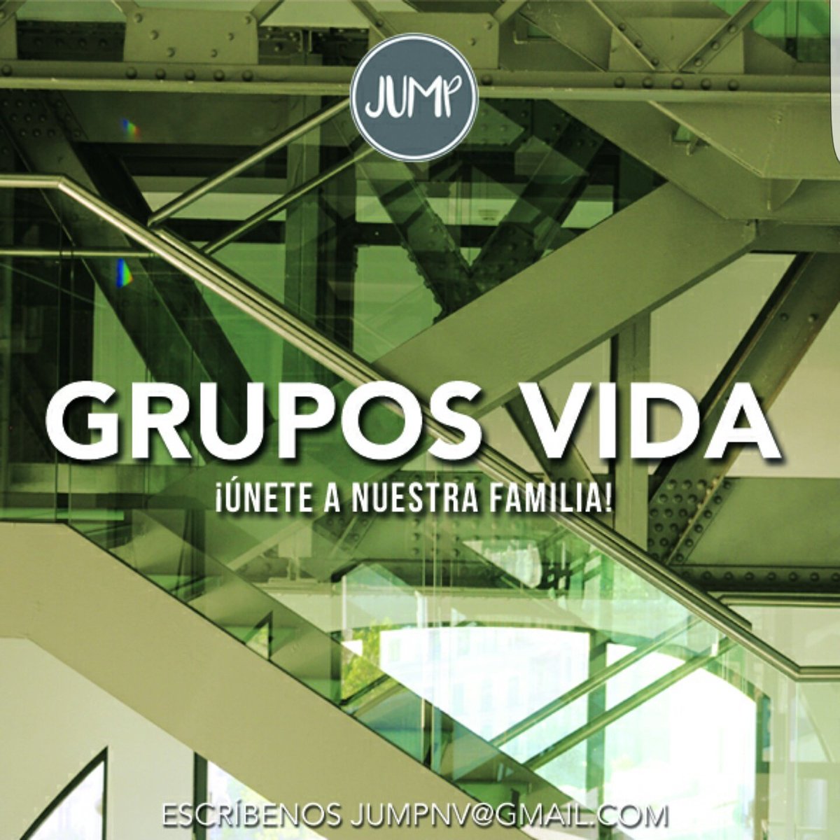 JumpNuevaVida's tweet photo. No te pierdas el GV, disfruta de amigos, de tiempos especiales y diferentes, y sobre todo de su presencia! #MegustamiGV #SomosJump https://t.co/C3fdPyC1PB