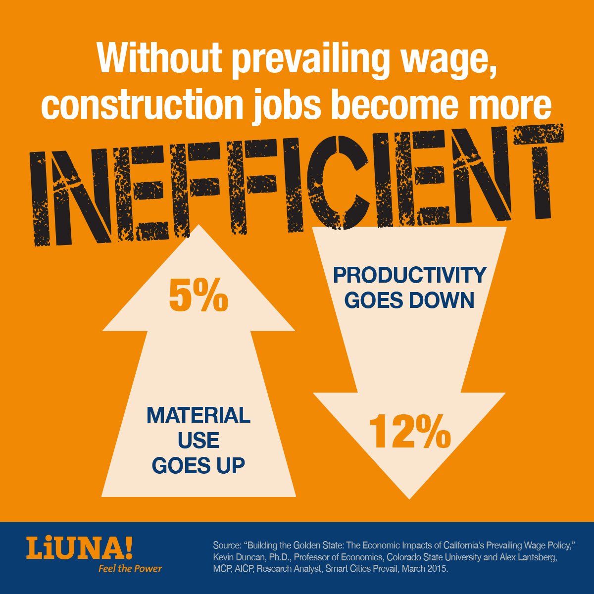 LiUNAchicago's tweet photo. #Prevailingwage saves taxpayer $$ b/c good pay+high skills=more productivity @GovRauner's tryin 2 destroy the wage law #RaunerisWrong #LIUNA https://t.co/W212M6d5hv