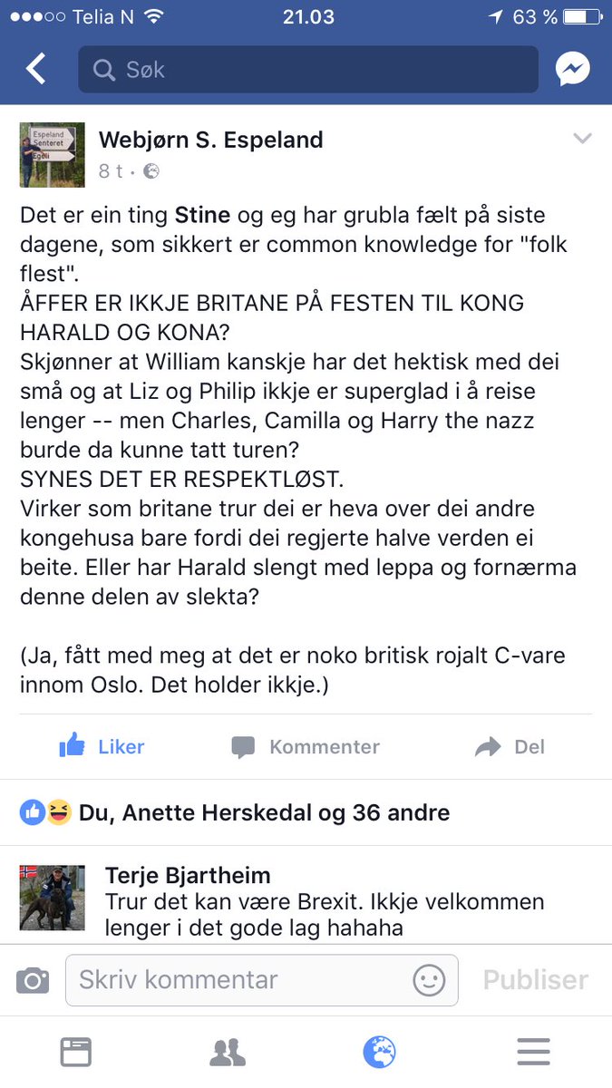StineMelbo's tweet photo. @TV2KjellArne Dette vet vel du? https://t.co/CYBja0mahR